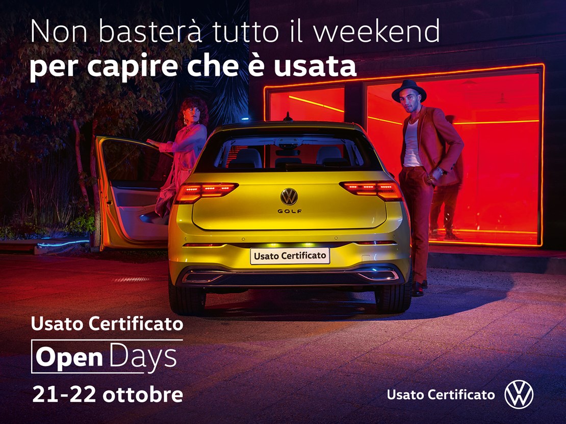 Open Days Volkswagen Usato Certificato