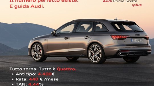 A4 Quattro con Audi Value