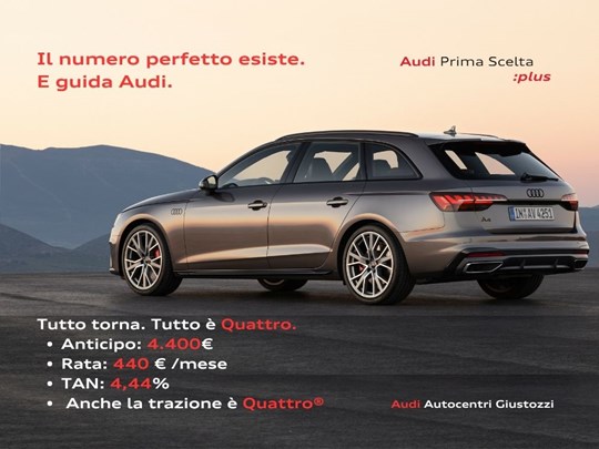 A4 Quattro con Audi Value