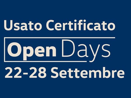 Open Days Usato certificato Volkswagen